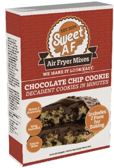 Chocolate Chip Cookie air fryer mix box